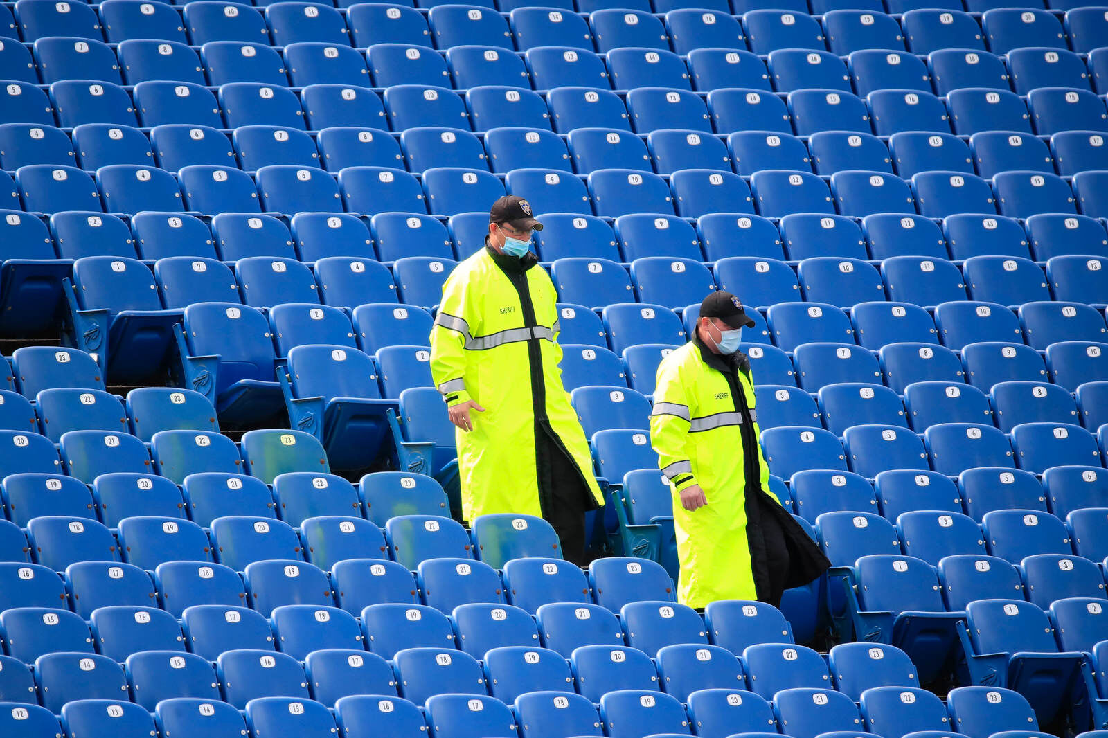 Empty stands